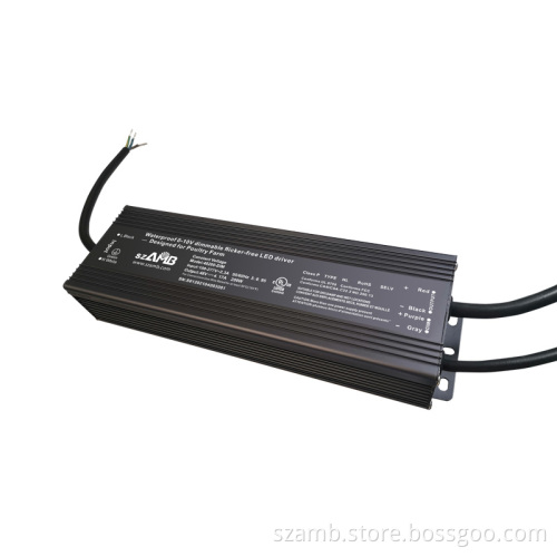 200W Waterproof LED dimmable driver